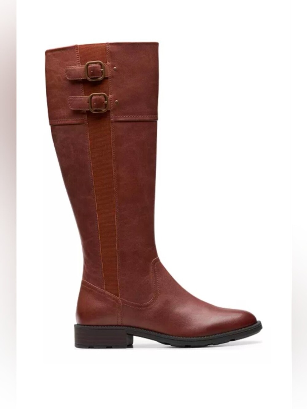 Clarks Knee High Tan Boots